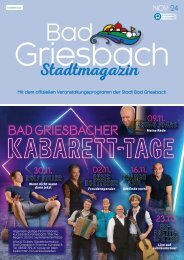 Stadtmagazin Bad Griesbach November 2024