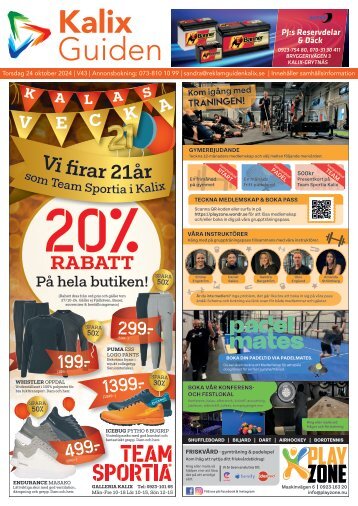 KalixGuiden vecka 43, 2024