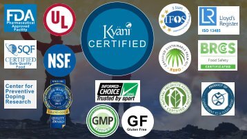  Zertifizierungen unserer Produkte!   Laufende Kontrollen garantieren hohe Qualität!!  Durch Qualität zum Ergebnis! Herzlich Willkommen auf Kyäni Thüringen!