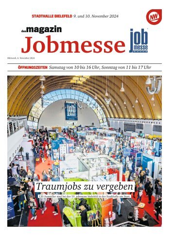 Das MesseMagazin zur jobmesse bielefeld 2024