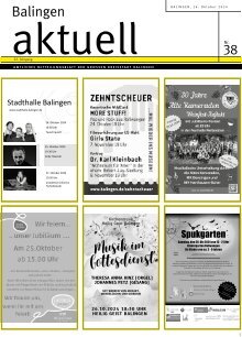 Balingen aktuell Nr. 38
