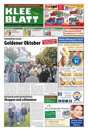 KLEEBLATT Oktober 2024