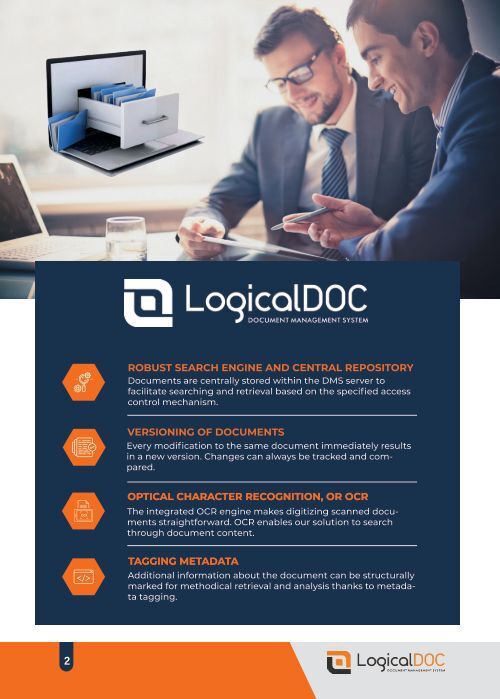 LogicalDOC Document Management System brochure 2024