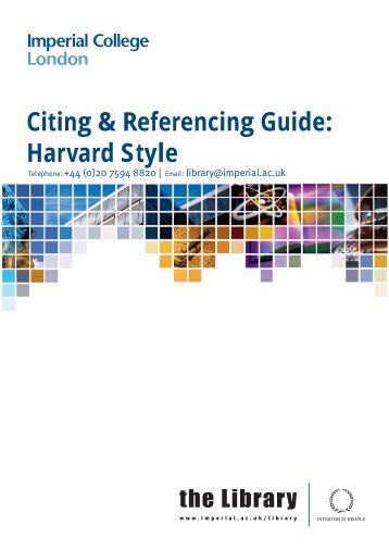 Citing & Referencing Guide: Harvard Style - Tehnici de comunicare ...