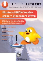 SPORTUNION Kärnten Magazin 04/2023