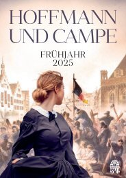 Hoffmann und Campe Verlag Vorschau Frühjahr 2025