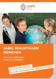 SABEL Private Realschulen München