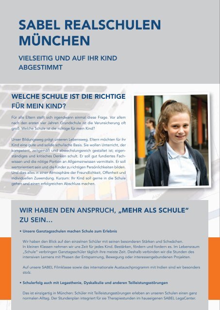 SABEL Private Realschulen München