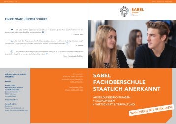 SABEL Private Fachoberschule München