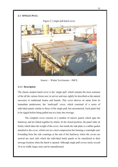 Single pull macgregor type hatch cover.pdf - Cochin University of ...