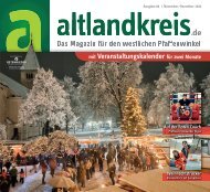 Altlandkreis - Das Magazin für den westlichen Pfaffenwinkel