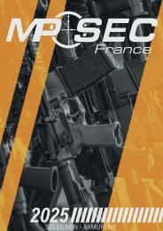 Guide d'achat MP-Sec - Sélection Armurerie - Edition 2025