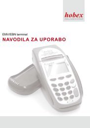 NAVODILA ZA UPORABO - Hobex AG