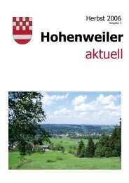 Hohenweiler aktuell