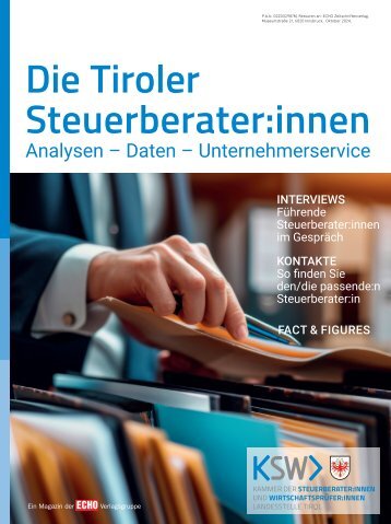 Die Tiroler Steuerberater:innen 2024