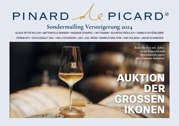 Versteigerung 2024 – Sondermailing