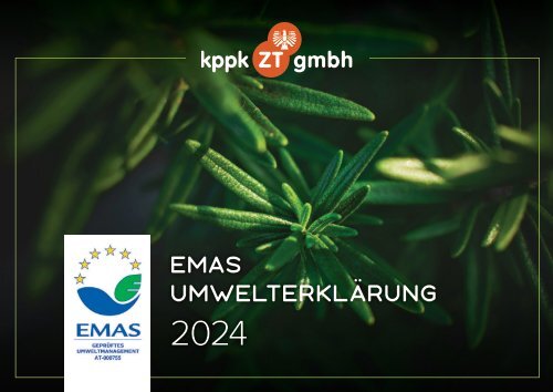 KPPK Ziviltechniker GmbH_EMAS UMWELTERKLÄRUNG 2024