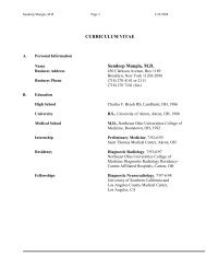 CURRICULUM VITAE Sundeep Mangla, M.D. - SUNY Downstate ...