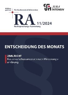 RA 11/2024 - Entscheidung des Monats