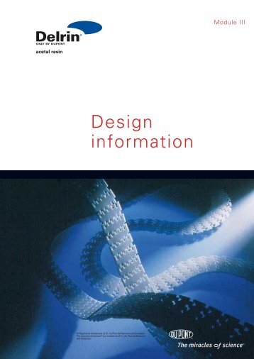 Delrin® Design Information - DuPont