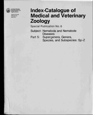г Index-Catalogue of йГ Medical and Veterinary Zoology - Repository