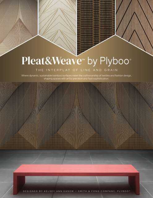 Plyboo PleatandWeave Collection