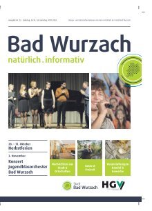 26.10.2024 Bürger- und Gästeinformation Bad Wurzach