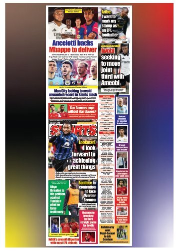 COMPLETE SPORTS - SATURDAY, OCT 26, 2024