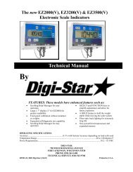 EZII Series Technical Manual - Digi-Star