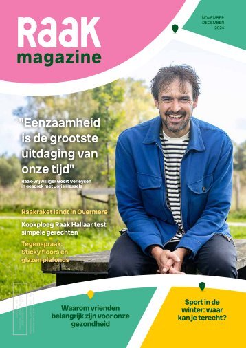 Preview Raak Magazine november-december 2024