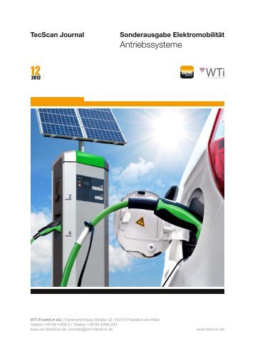 TecScan Journal Sonderausgabe Elektromobilität - Bundesverband ...