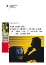 Zukunft der wissenschaftlichen und technischen ... - Bibliotheksportal