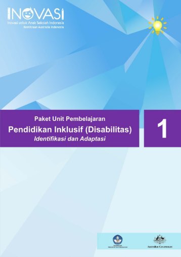 Paket Unit Pembelajaran Pendidikan Inklusif (Disabilitas): Identifikasi dan Adaptasi 1