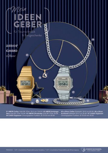 EK Home | P 6994 Uhren Schmuck Weihnachten v1