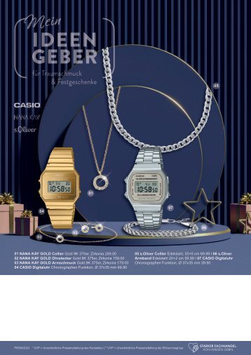 EK Home | P 6994 Uhren Schmuck Weihnachten v2