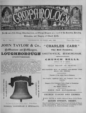 Campanology No 7 - Central Council of Church Bell Ringers