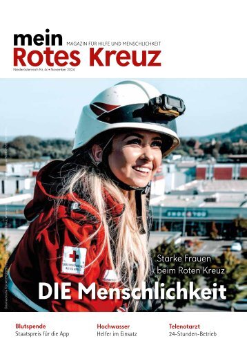 Mein Rotes Kreuz 04/2024- Ausgabe Niederösterreich