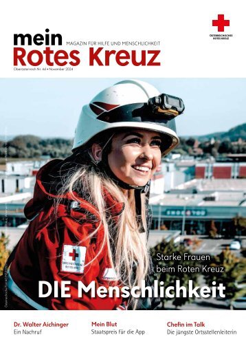 Mein Rotes Kreuz 04/2024- Ausgabe Oberösterreich