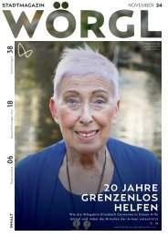 Stadtmagazin Wörgl November 2024