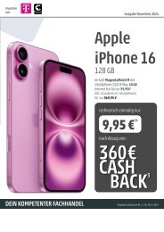 Telekom Monatsflyer November 2024