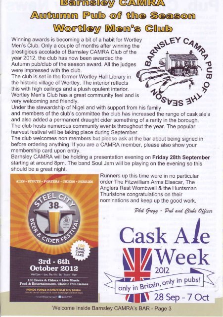 Latest Edition - Barnsley CAMRA