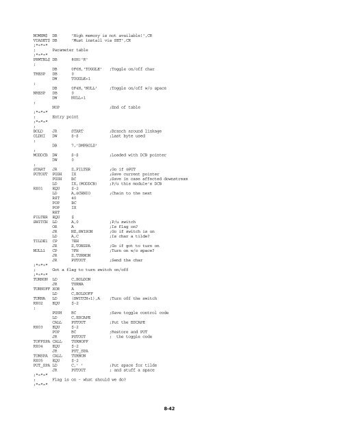 The Programmer's Guide to TRSDOS Version 6 - Tim Mann's Home ...