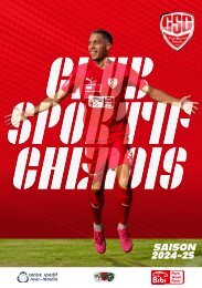 CS Chênois - Programme saison 2024-25