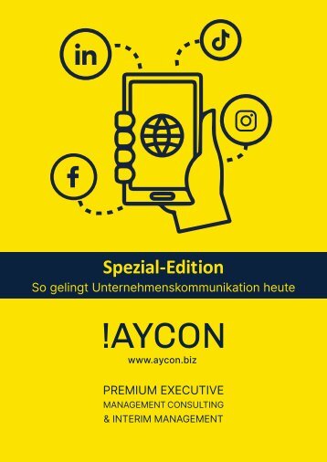 AYCON Spezial Edition: So gelingt Unternehmenskommunikation heute