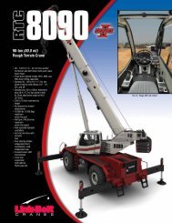 90-ton (80.0 mt) Rough Terrain Crane - Link-Belt Construction ...