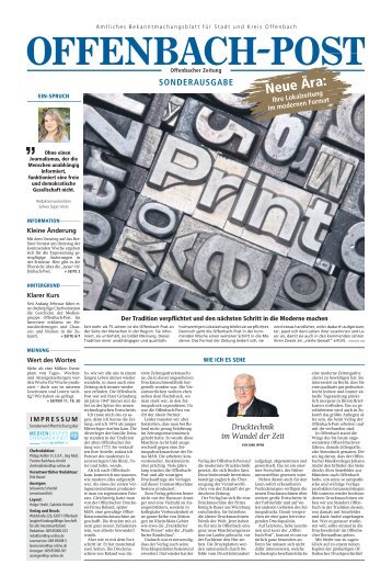 Neue Ära: Ihre Lokalzeitung im neuen Format