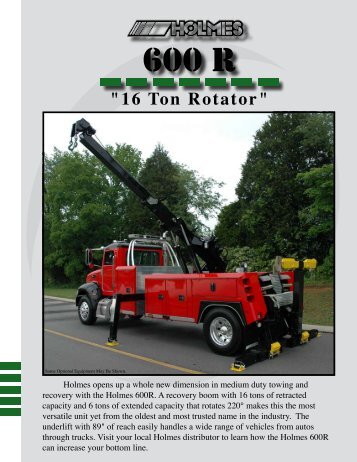 600 R "16 Ton Rotator" - Miller Industries
