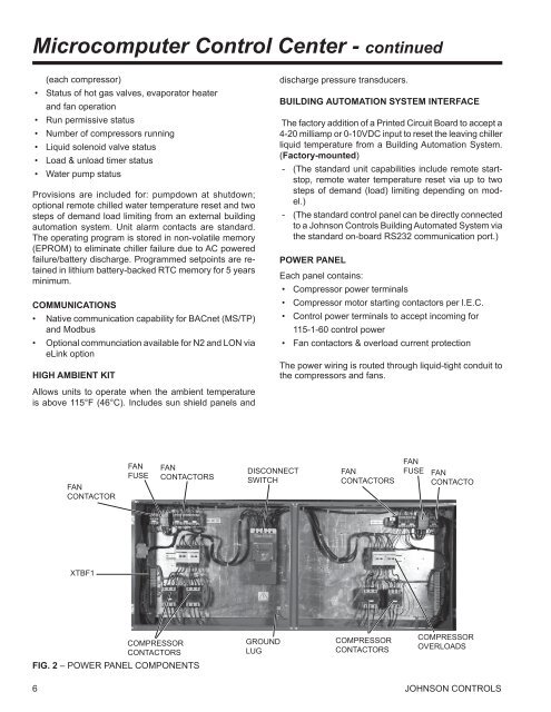 Model YLAA Air-Cooled Scroll Chillers Style A - Aireyork