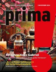 prima Magazin  – Ausgabe November 2024