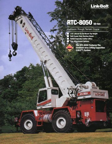 RTC-8050 50-ton - Link-Belt Construction Equipment